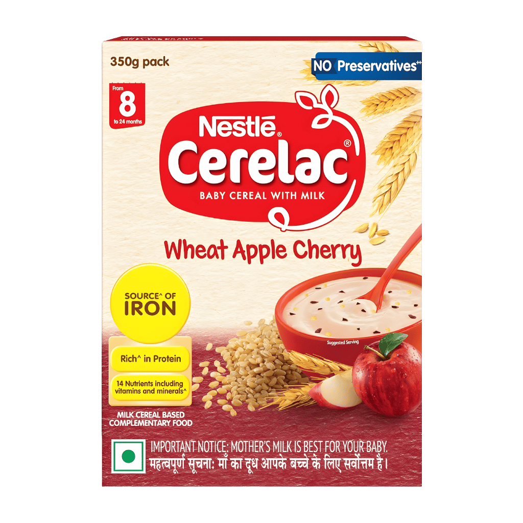 Nestle Cerelac Wheat Apple Cherry 300 g buy online USA - 1
